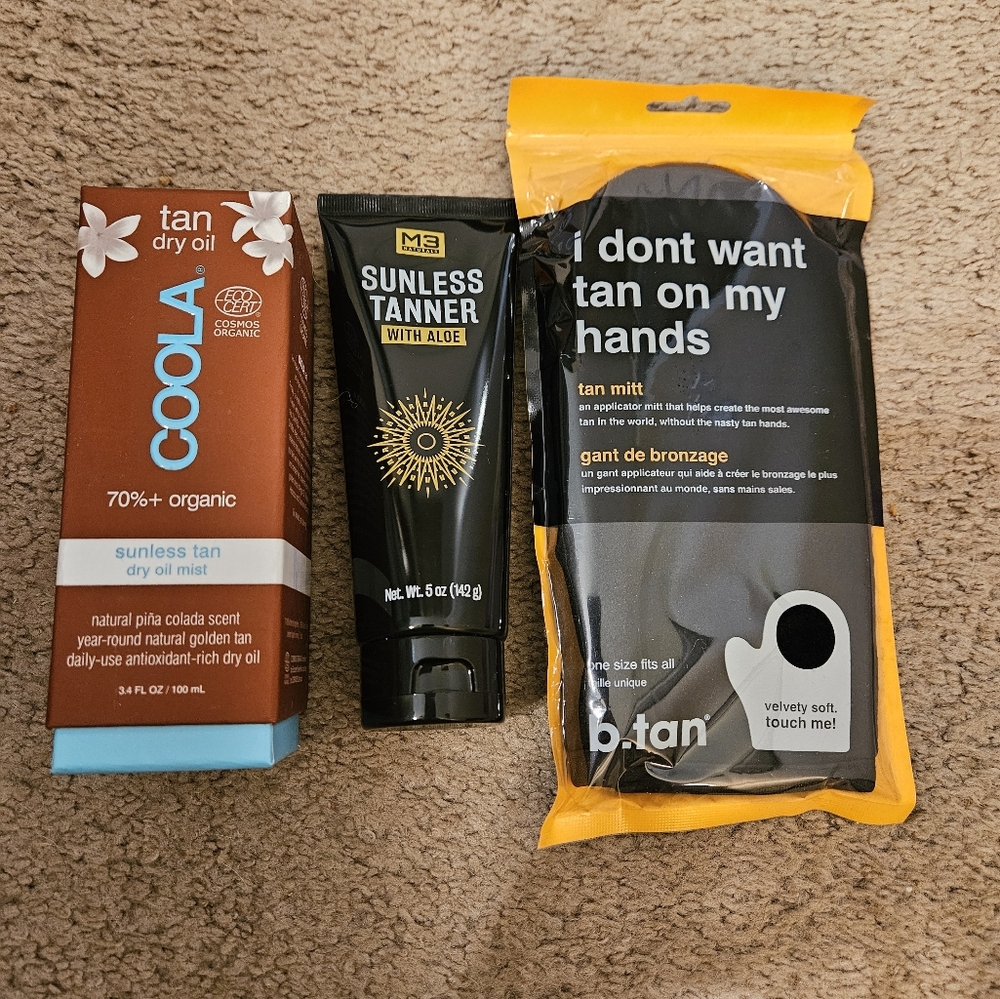 Self-Tanning Lotion & Spray with Mitt